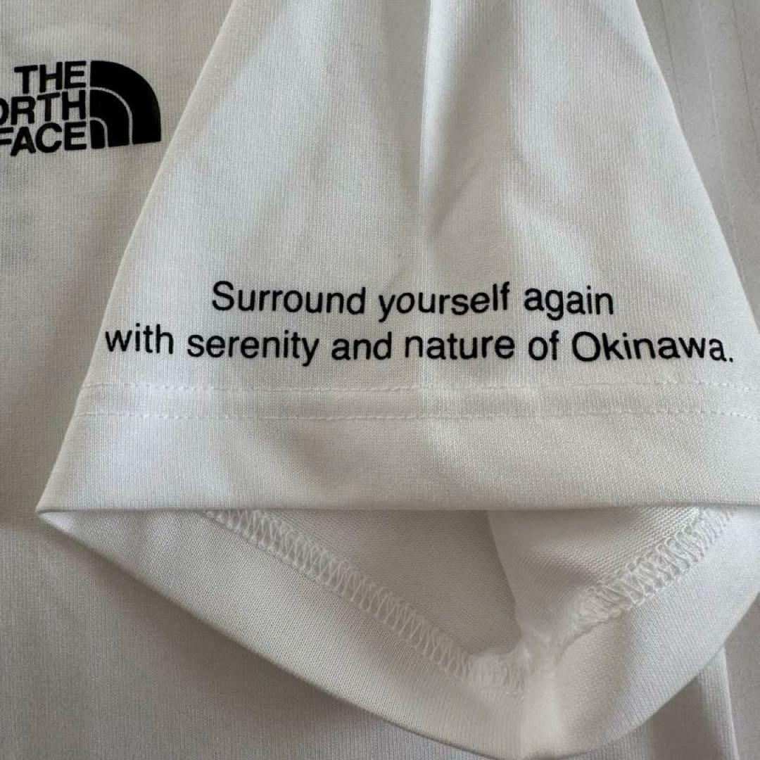 石垣島ノースフェイス　Tシャツ　ミンサー柄　ホワイトXLサイズ