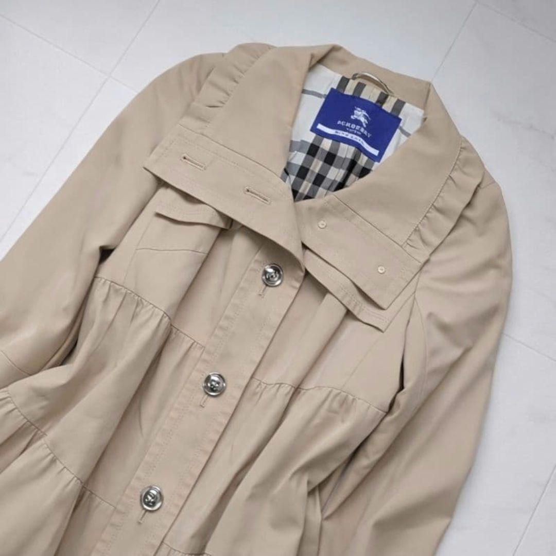 BURBERRY BLUE LABEL ティアード トレンチコート