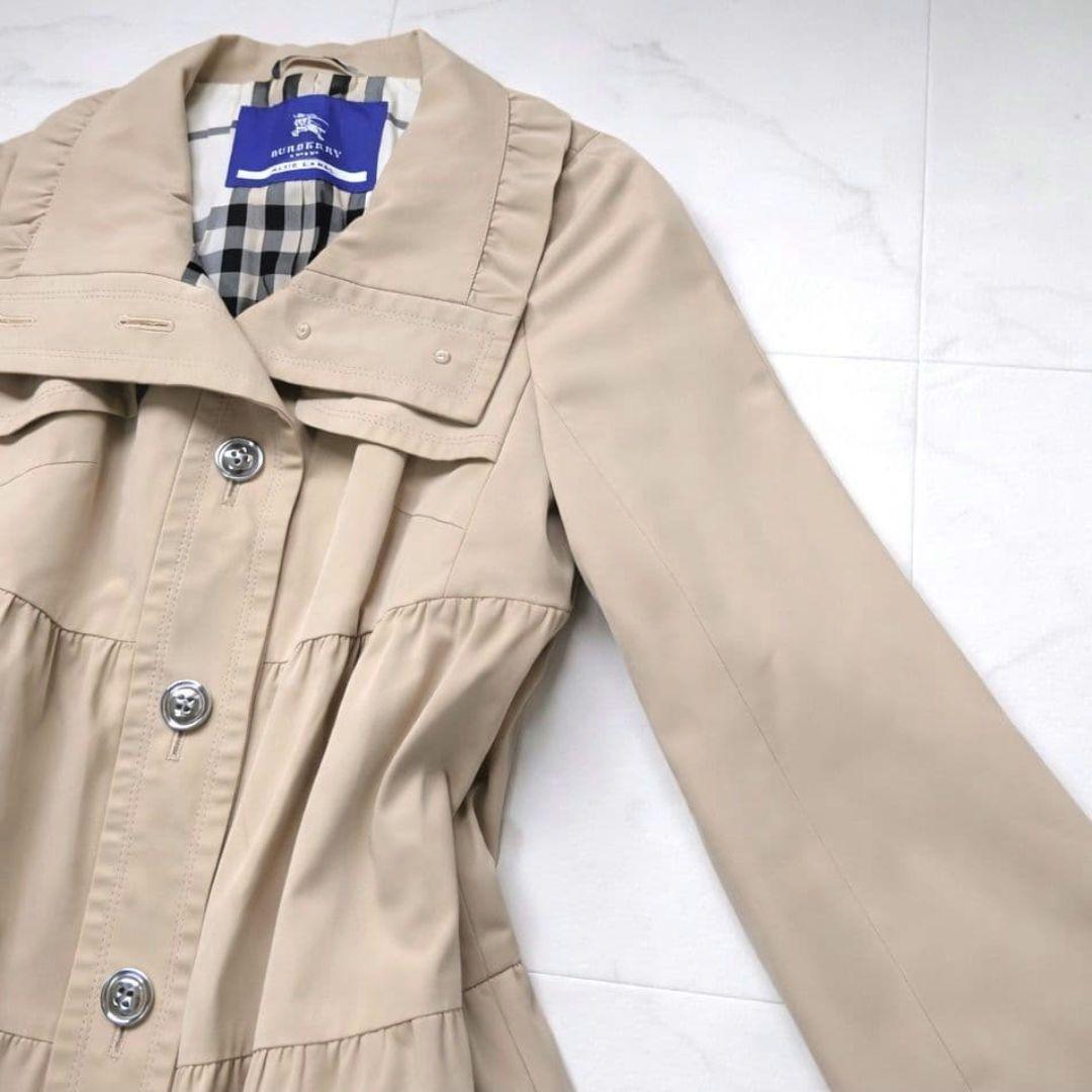 BURBERRY BLUE LABEL ティアード トレンチコート