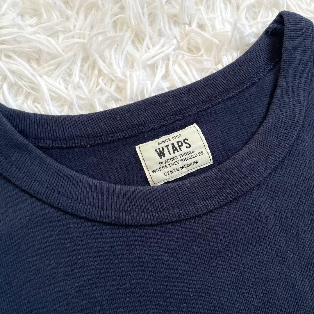 WTAPS ダブルタップス Tシャツ ネイビー M