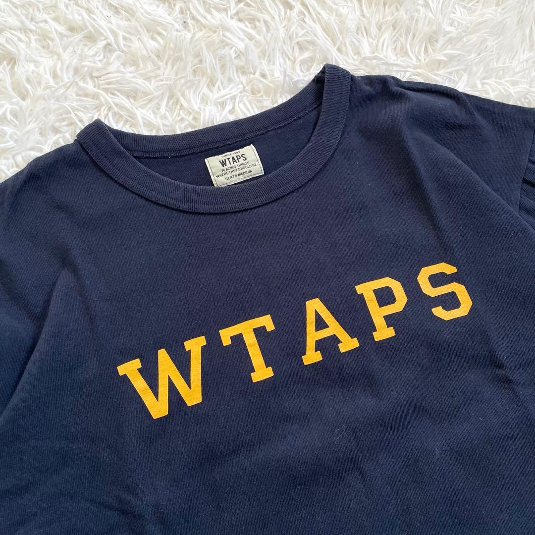 WTAPS ダブルタップス Tシャツ ネイビー M