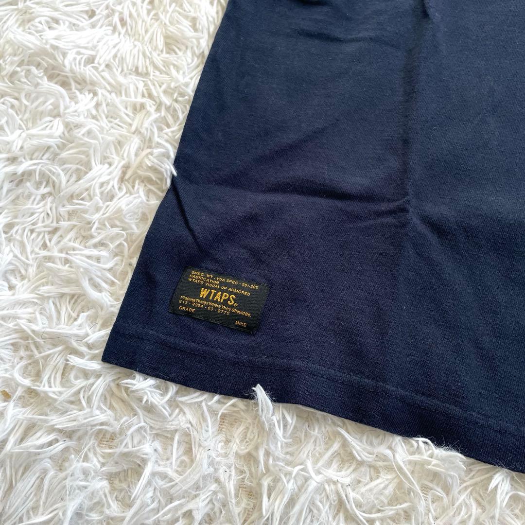 WTAPS ダブルタップス Tシャツ ネイビー M