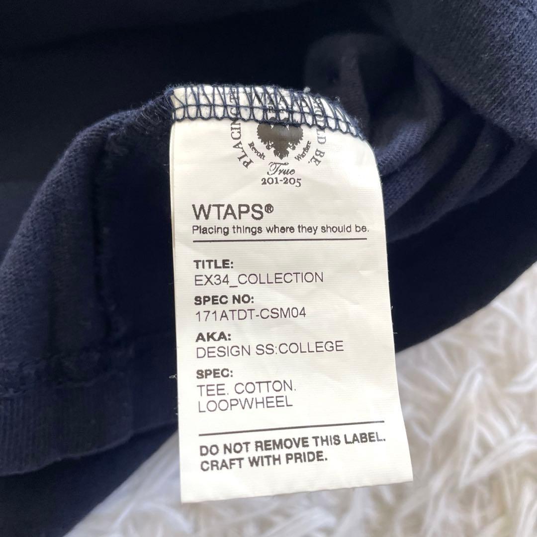 WTAPS ダブルタップス Tシャツ ネイビー M