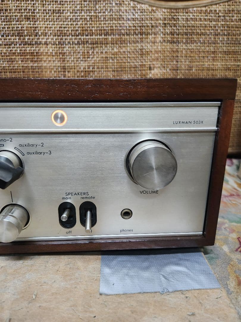 レアマジ綺麗！レストア整備極上超美品！LUXMANプリメインアンプSQ-503X