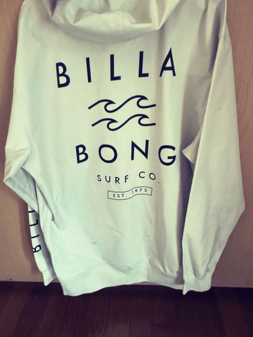 BILLABONG フーディ ホワイト　スノーボード　ウェア　スノボー
