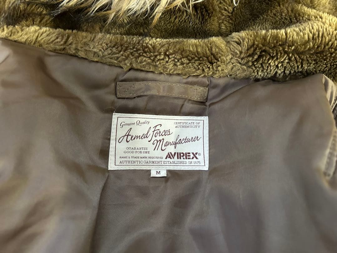 ①AVIREX フライトジャケット タイガーシャークス Mサイズ