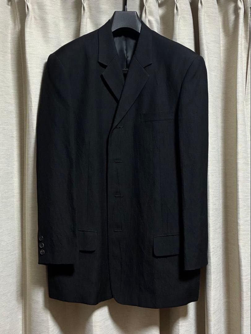 Y's for men セットアップ スーツ リネン ウール ブラック S