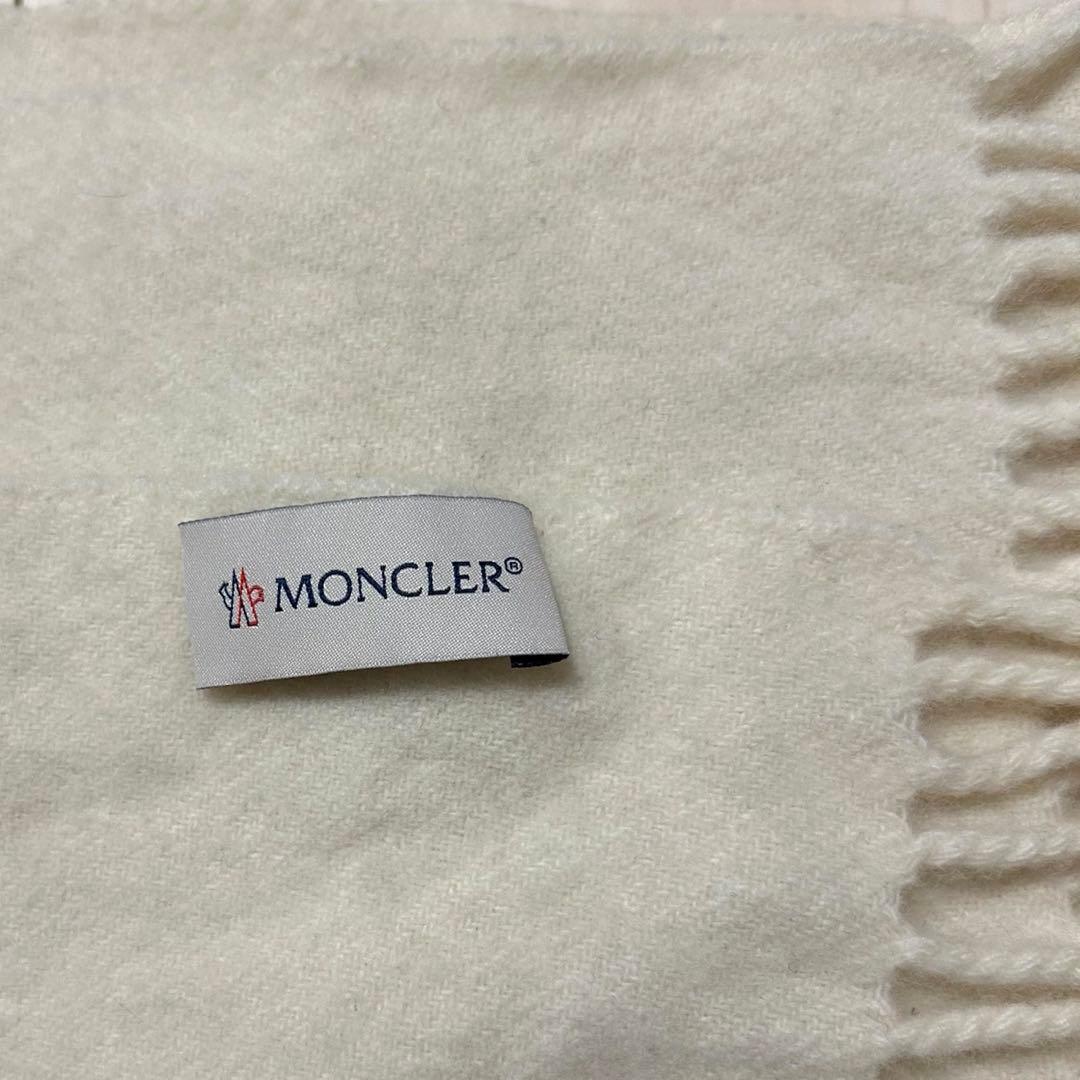 Moncler モンクレール　マフラー　ホワイト　ユニセックス