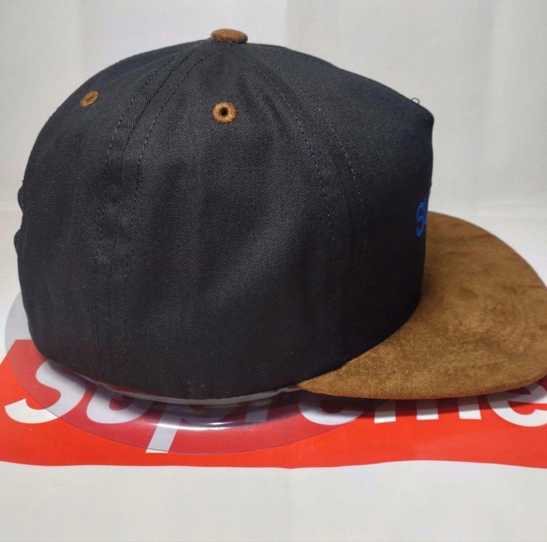 帽子 Supreme Classic Logo Suede Visor Panel