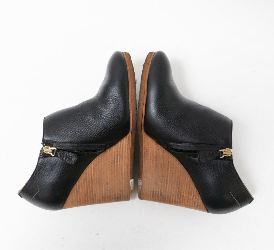 高級18万円●Chloe クロエ レザーブーツ 23.5cm程 箱付き 破損あり
