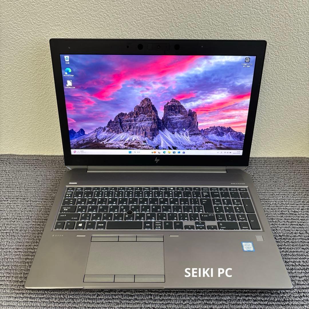 HP ZBook 15 G6 i7-9750H メモリ16GB #M6553