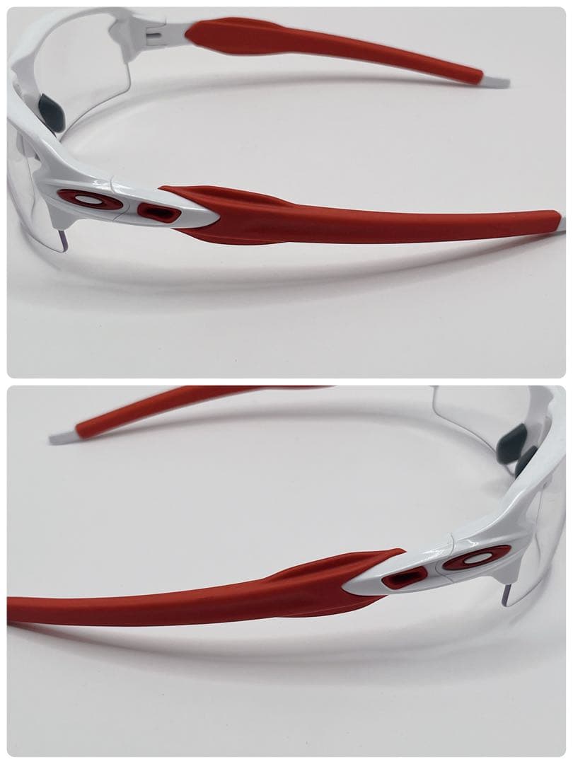 美品✨オークリー Oakley FLAK2.0 アジアンフィット クリア