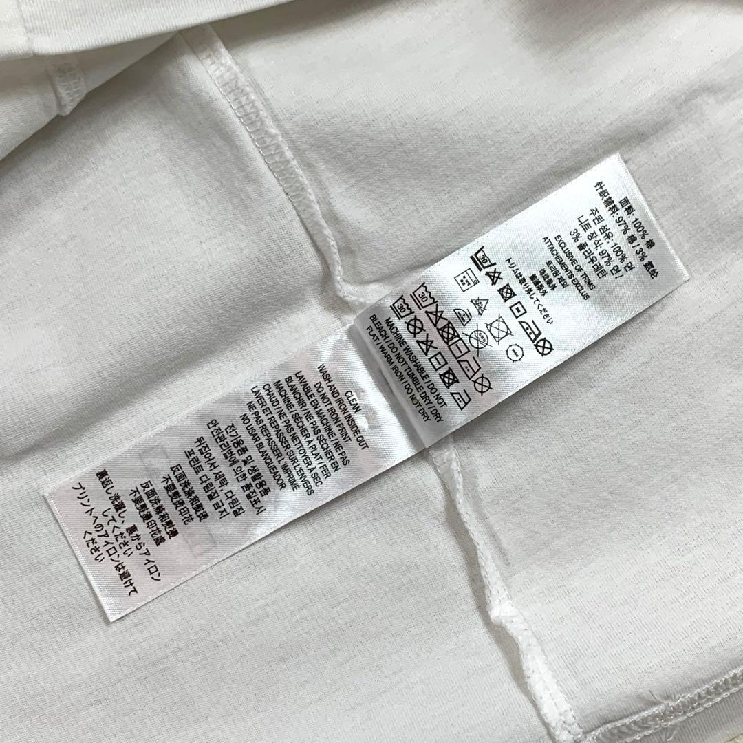 BURBERRY バーバリー　センターロゴTシャツ　Mサイズ　白
