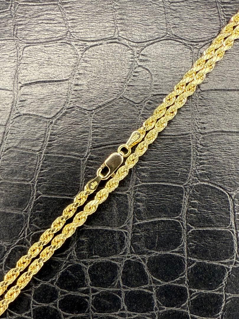 A*P様 10K Gold Rope Necklace 51cm 3mm