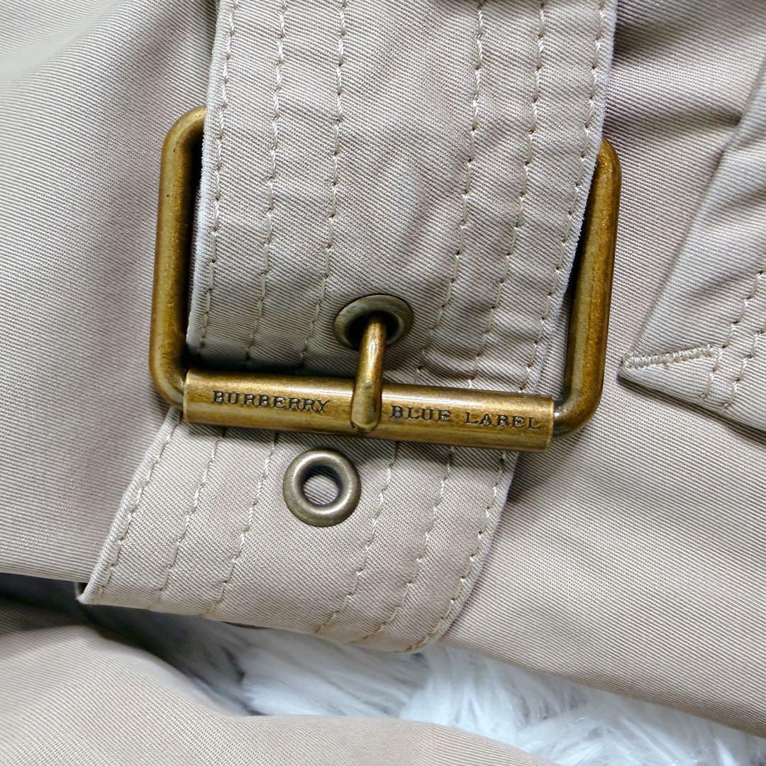 BURBERRY BLUE LABEL ノバチェック ベルト 総裏 トレンチ