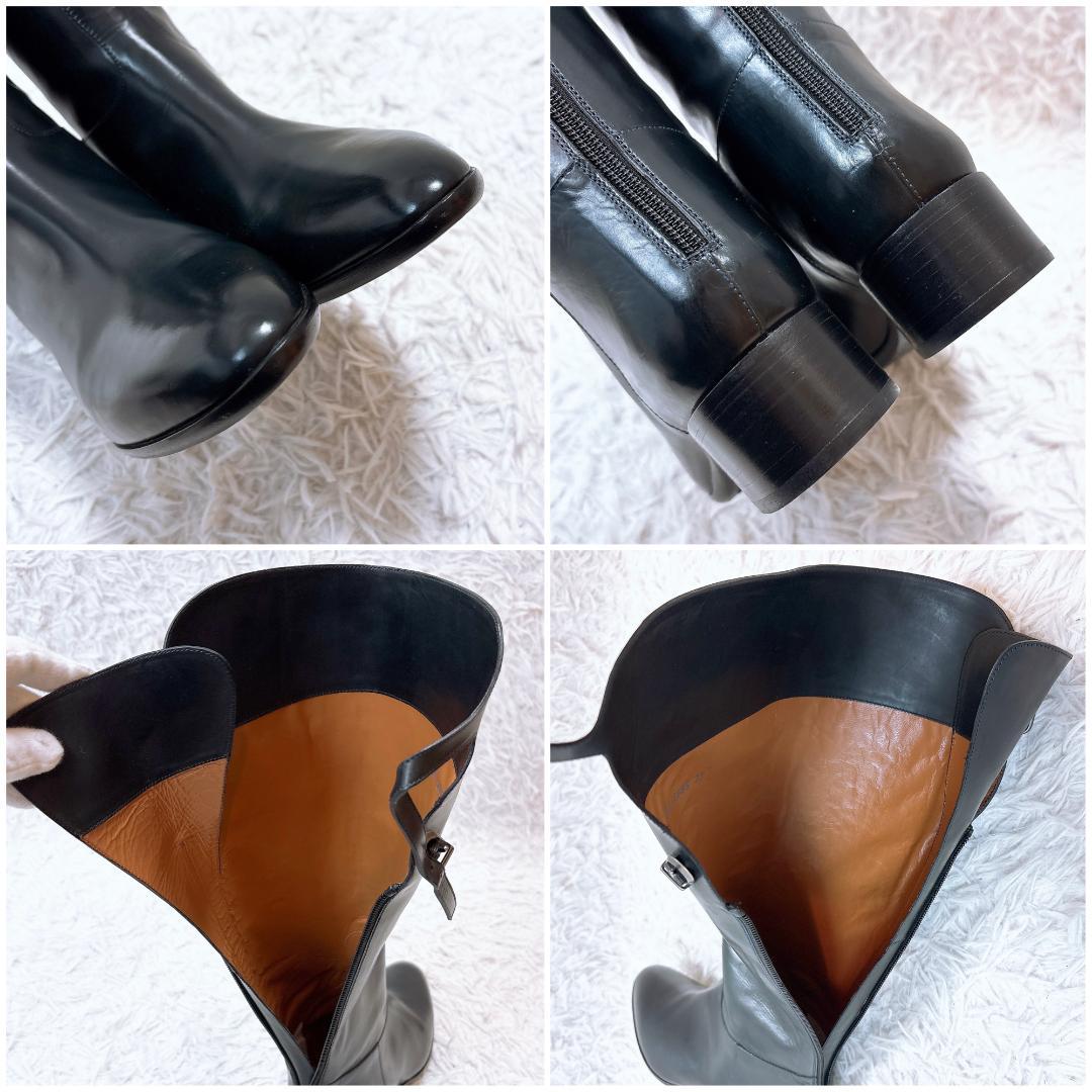 【未使用✨極美品】サルトル SR2865 ジョッキーブーツ ダークネイビー 37