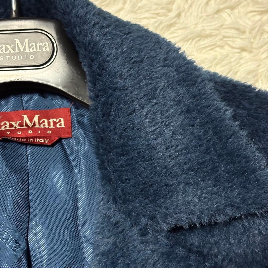 Max Mara Studio テディベア風ファーコート アルパカ 42