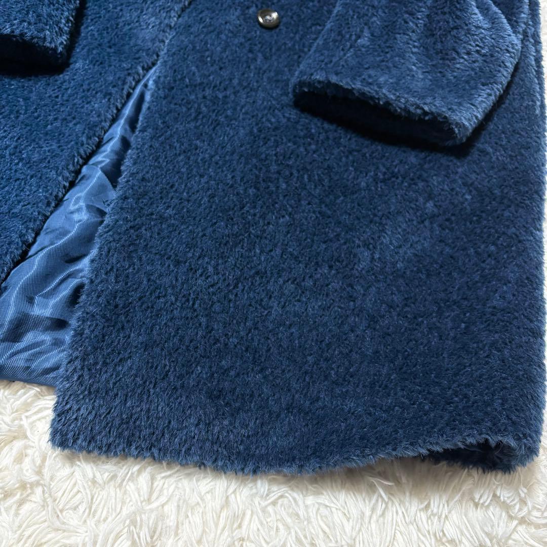 Max Mara Studio テディベア風ファーコート アルパカ 42