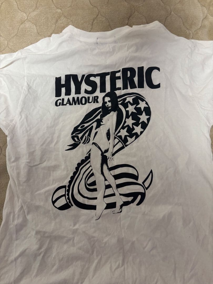 ヒステリックグラマー白Tシャツ HYSTERIC GLAMOUR