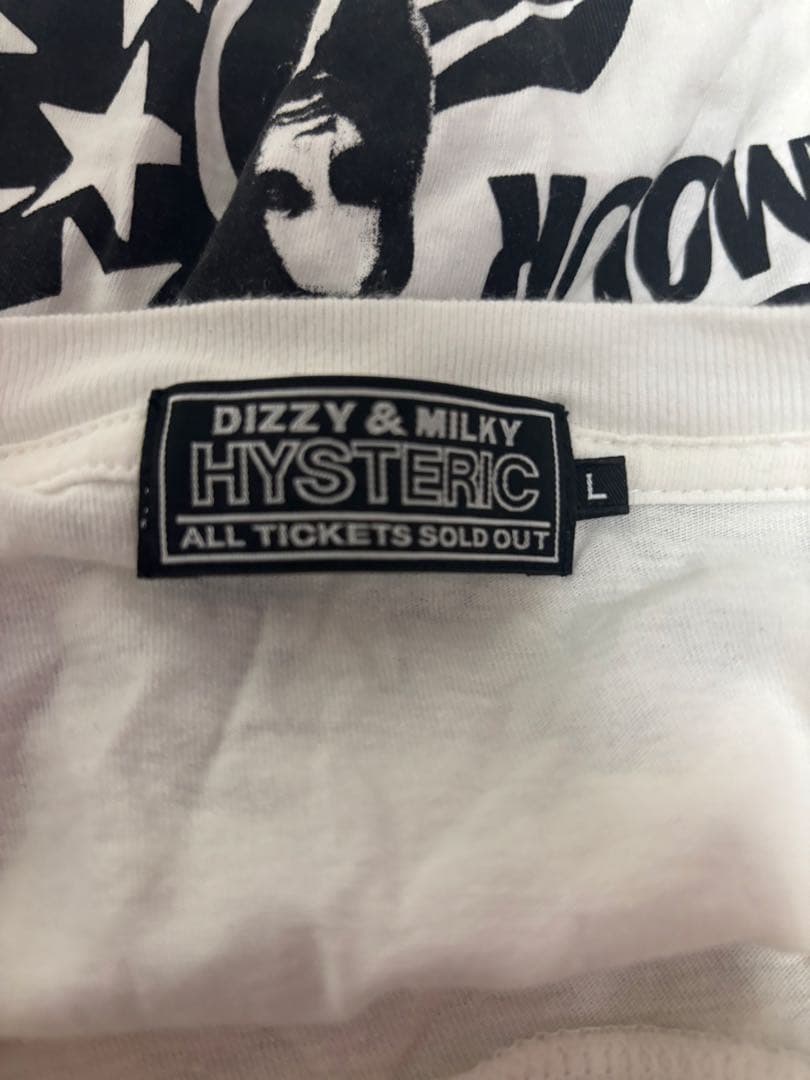 ヒステリックグラマー白Tシャツ HYSTERIC GLAMOUR