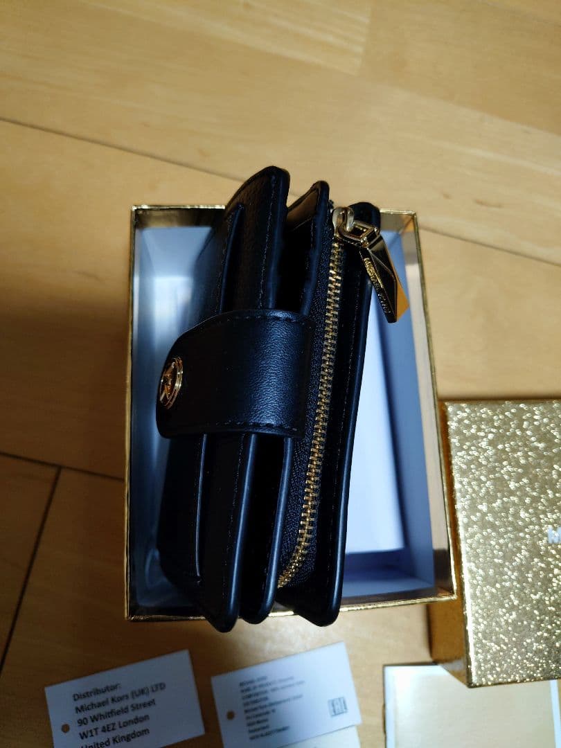 MICHAEL KORS ブラック 二つ折り財布