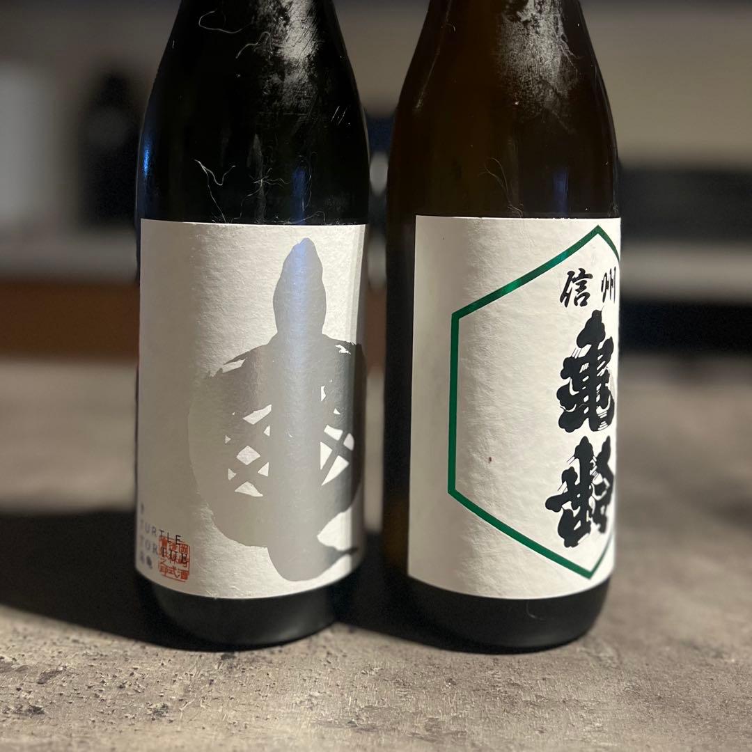 信州亀齢 純米大吟醸 美山錦 純米吟醸 山恵錦 無濾過原酒720ml 2本セット