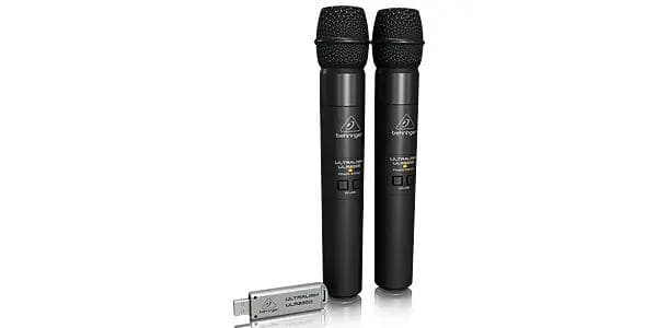 Behringer ワイヤレスハンドヘルドマイクULM202USB(マイク2本)