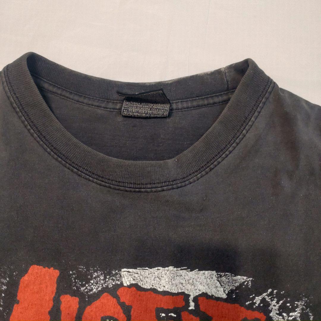MISFITS バンドT フェードブラック XL 骸骨プリント
