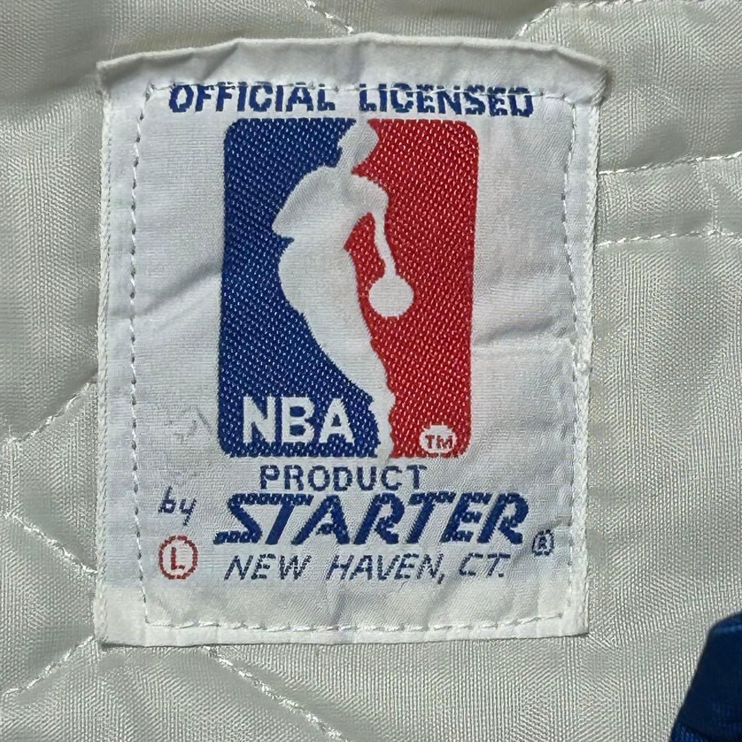 90s STARTER NBA ニューヨーク ニックス サテンジャケット
