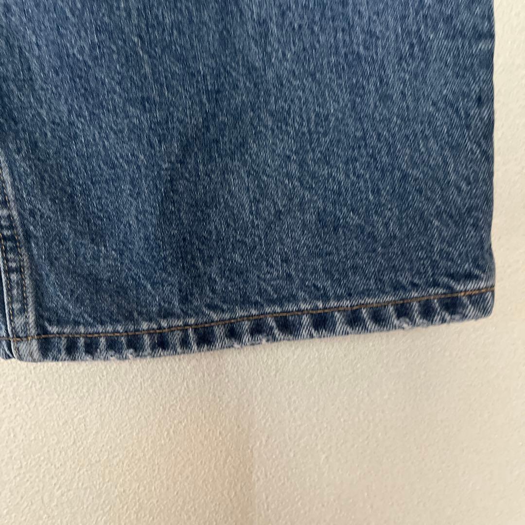 パンツ ok.soon original wide denim blue 2
