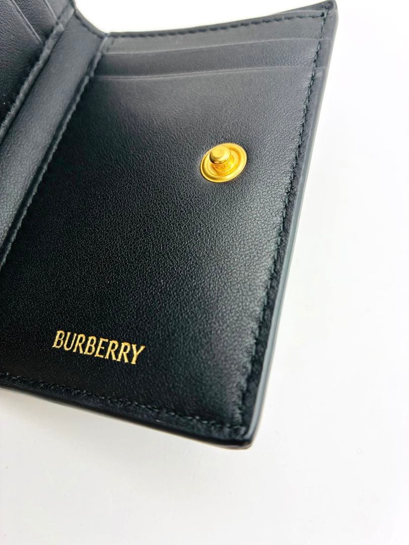 新品未使用　BURBERRY チェック柄 三つ折り財布