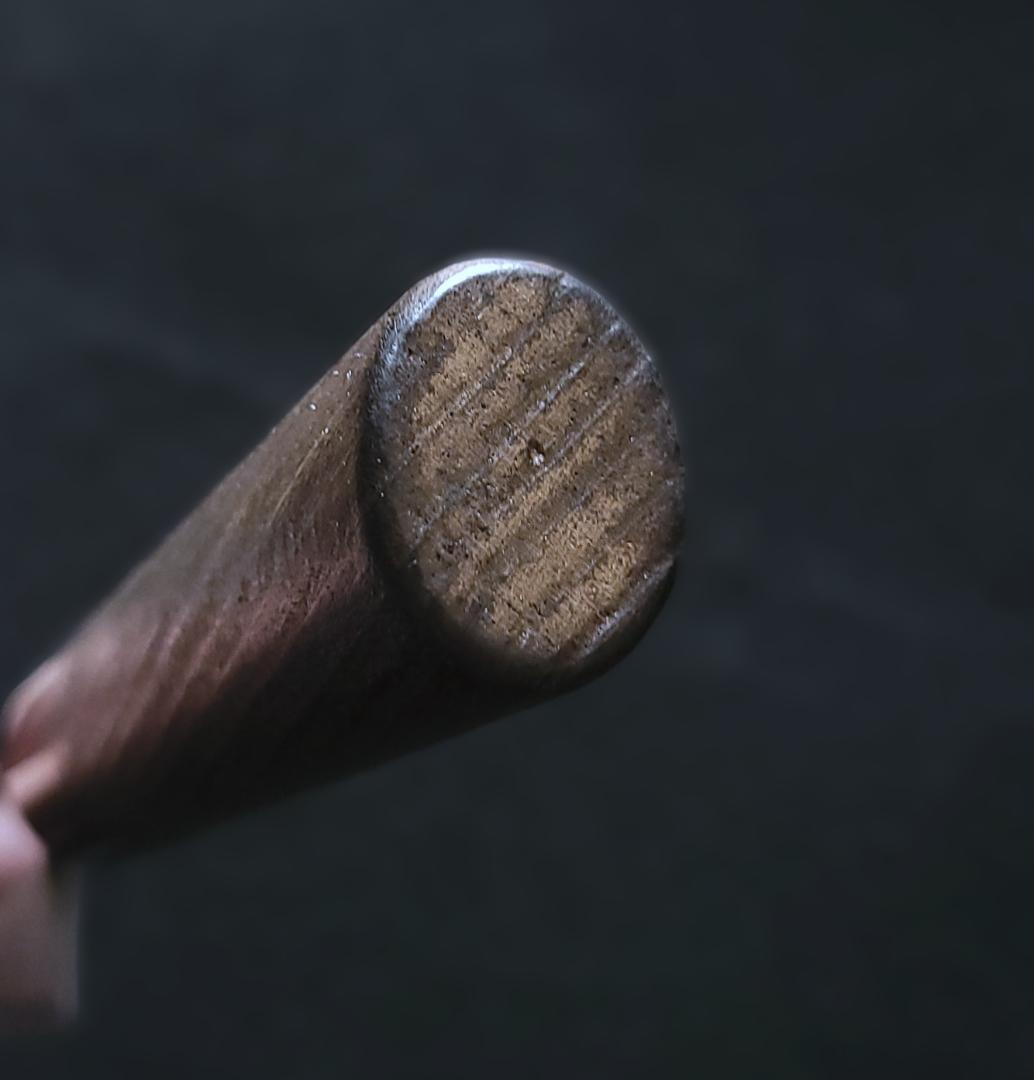 【1点物】青紙２号 黒打 筋引包丁 270㎜ G9399 手作り 月光作