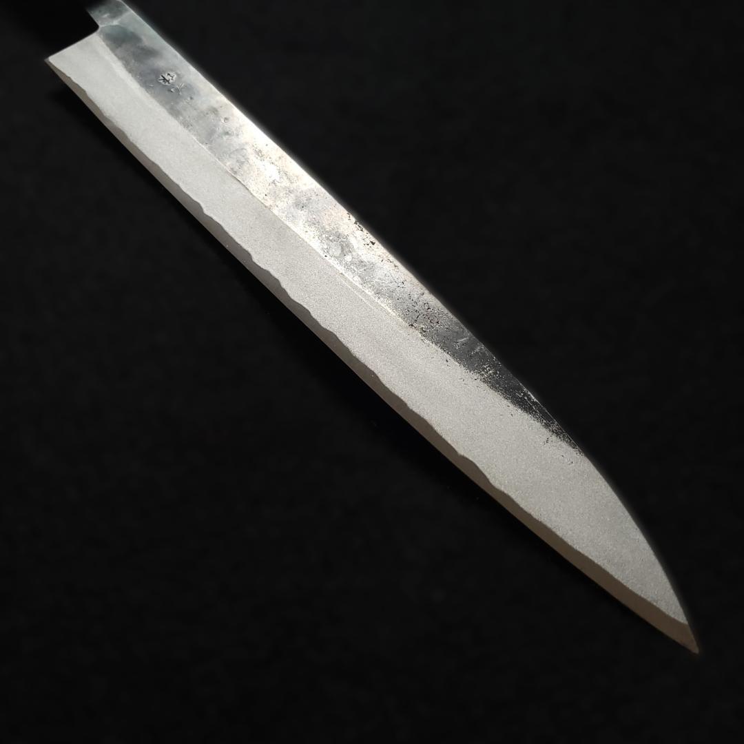 【1点物】青紙２号 黒打 筋引包丁 270㎜ G9399 手作り 月光作