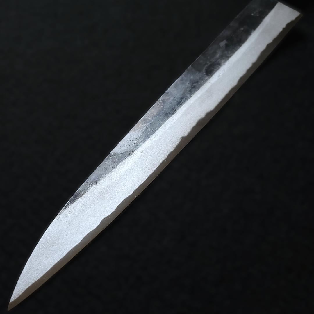 【1点物】青紙２号 黒打 筋引包丁 270㎜ G9399 手作り 月光作