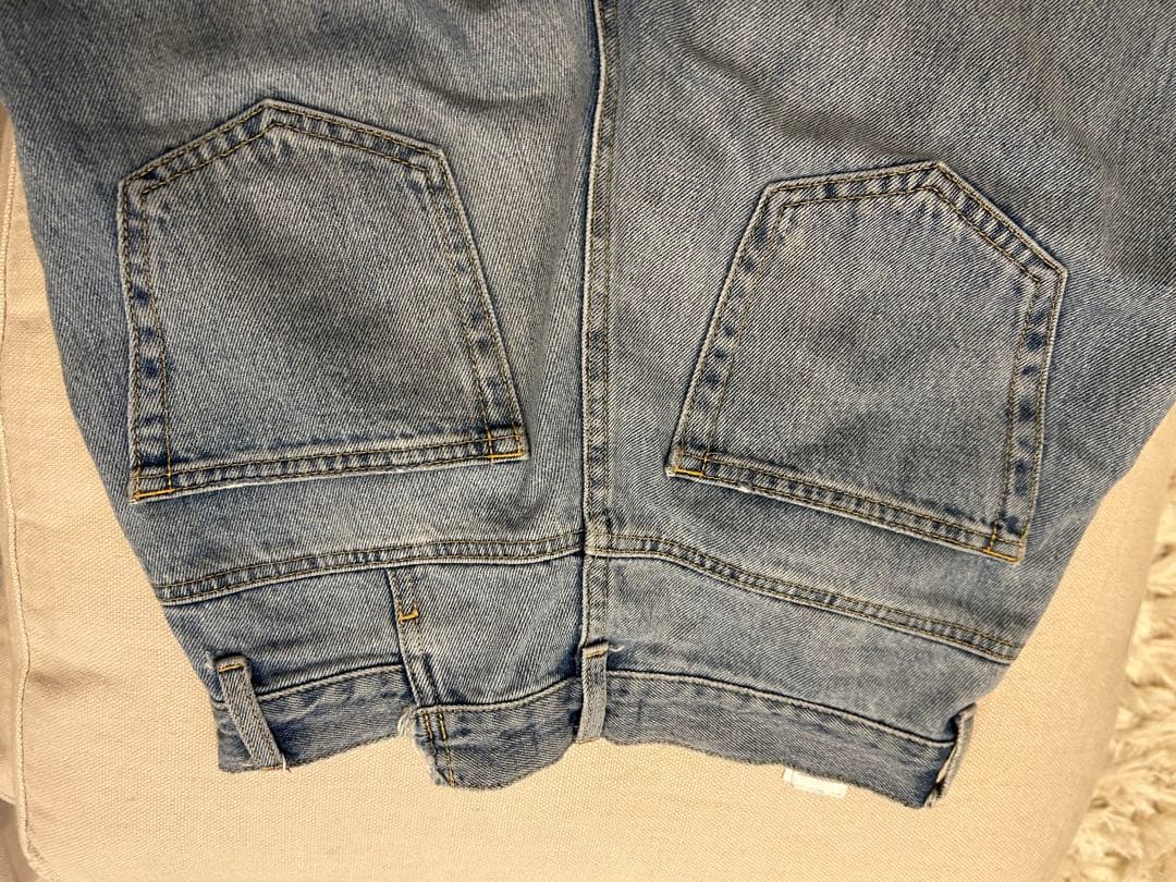 り*ん様 moussy cross wide straight デニム　サイズ1