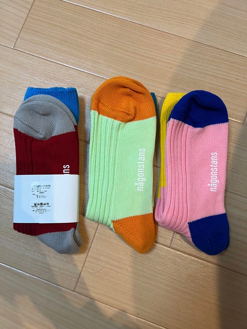 ナゴンスタンス nagonstans ソックス　新品未使用　3点セット　完売