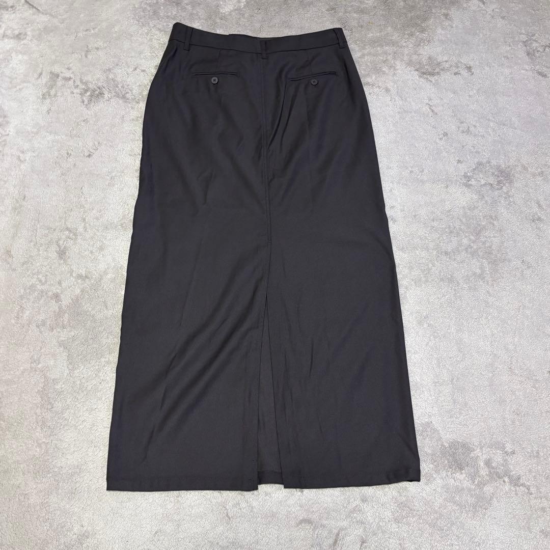 タグ付き STUDIO DOE ロングスカート ダークブラウン L +サイズ