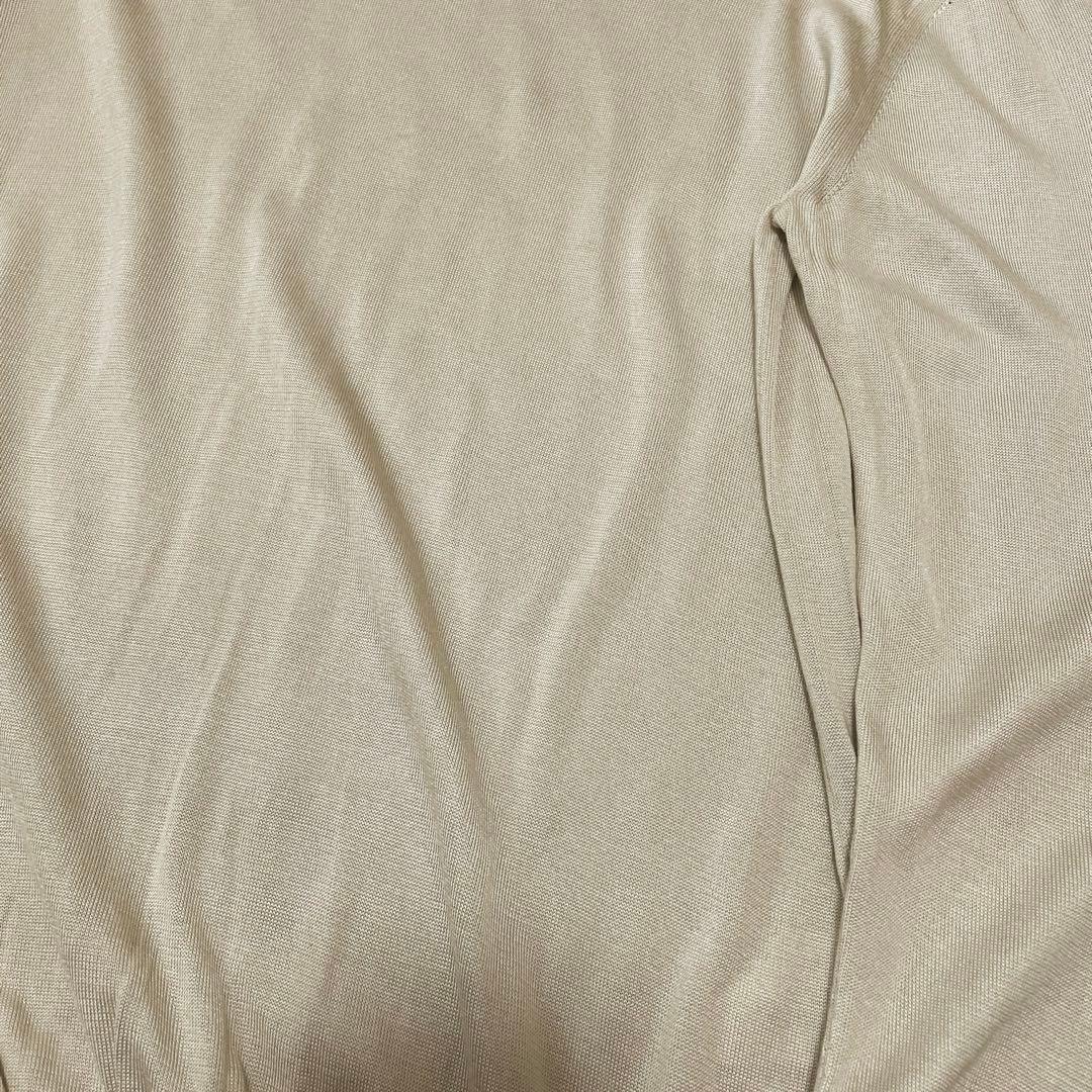 【極美品】SLOANE スローン 18G シルク天竺 クルーネック ベージュ