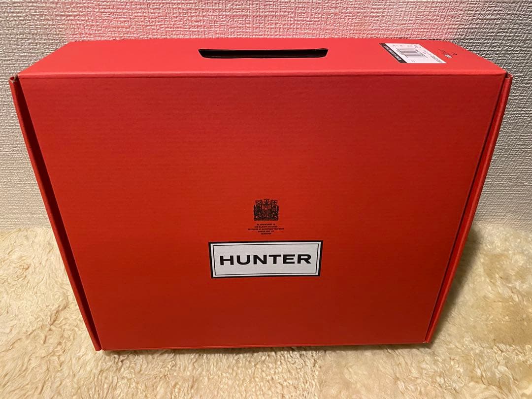 HUNTERリファインド キルテッド グロス ショート 黒
