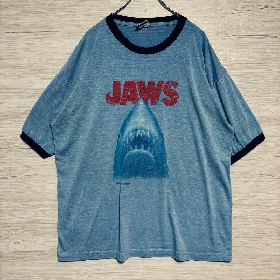 【入手困難】JAWS ジョーズ　Tシャツ　リンガー　海外輸入　ムービー　レア