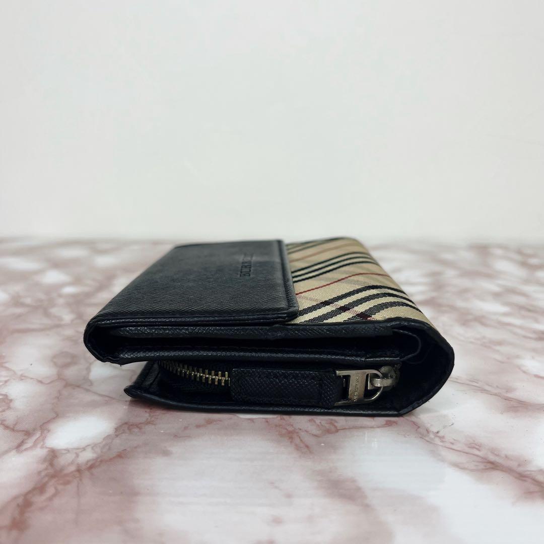 【極美品】BURBERRY 二つ折り財布　折り財布50