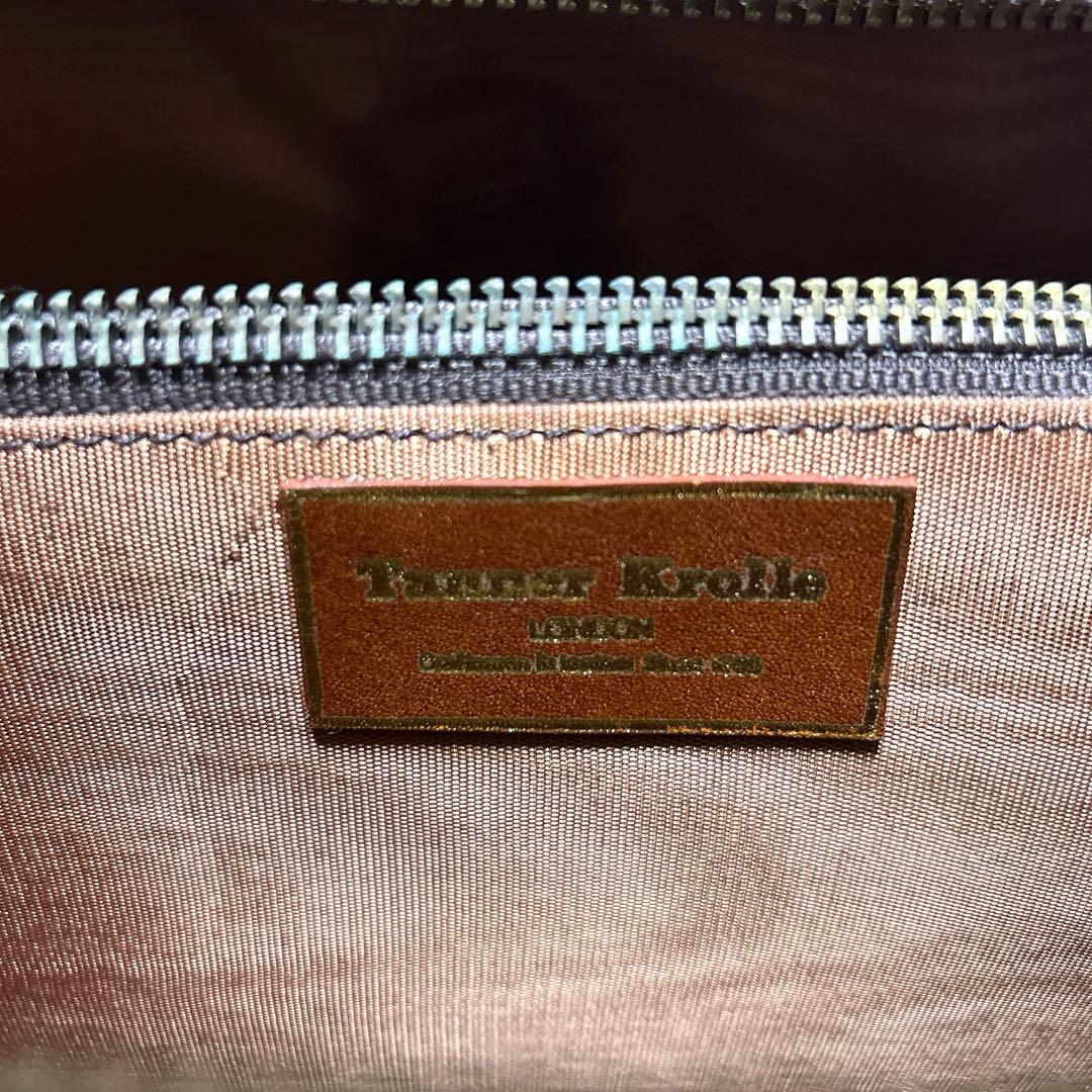 Tanner Krolle タナークロール 本革 ボストンバッグ 鍵付き