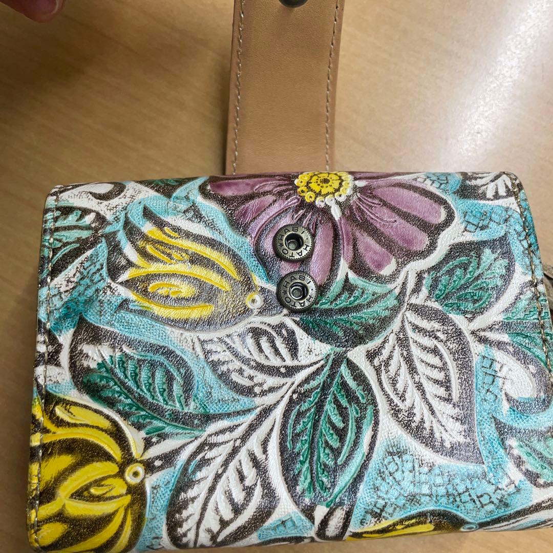 ANNA SUI花柄 二つ折り財布