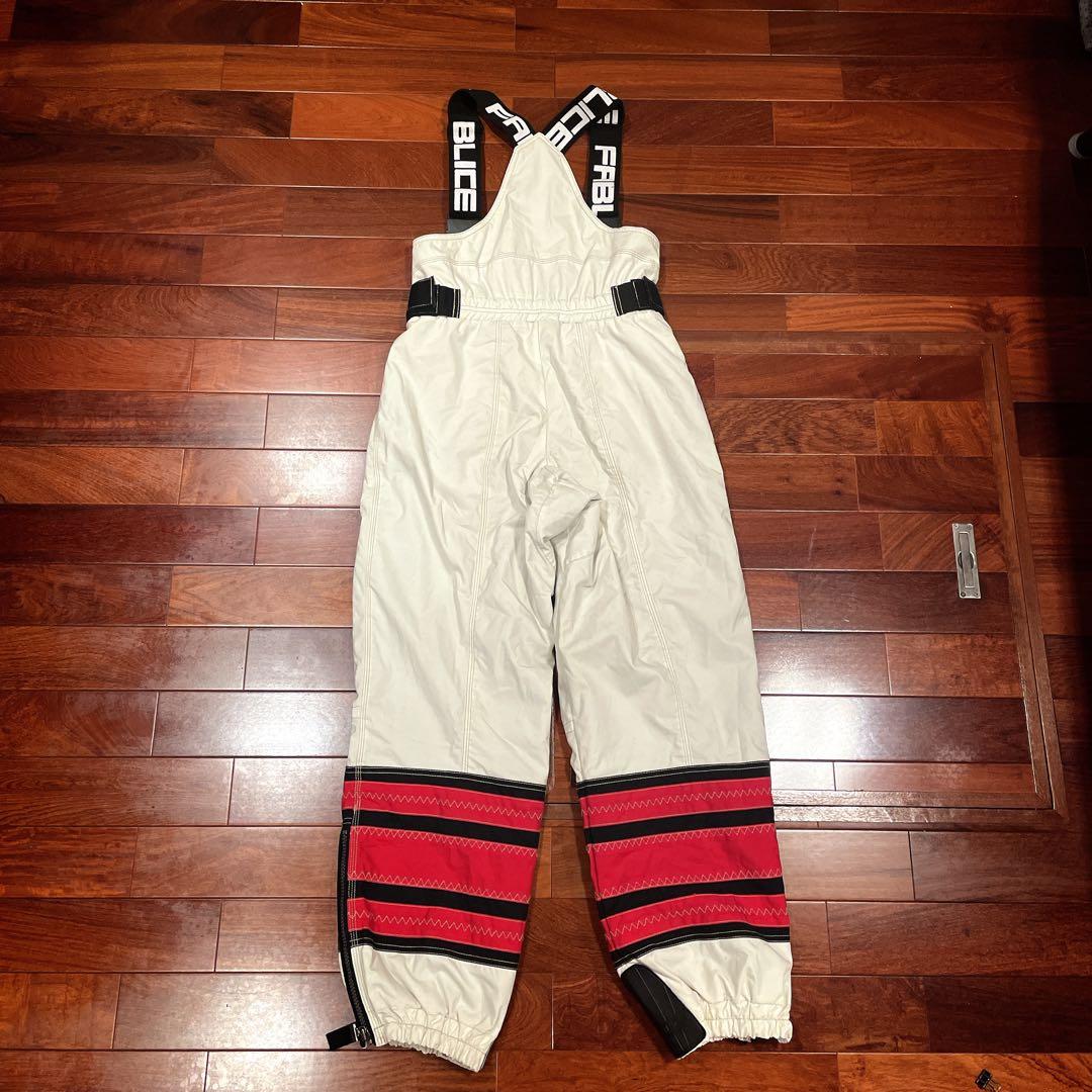 FABLICE スキー スノボ セットアップ レーシング L レトロ 平成 赤黒