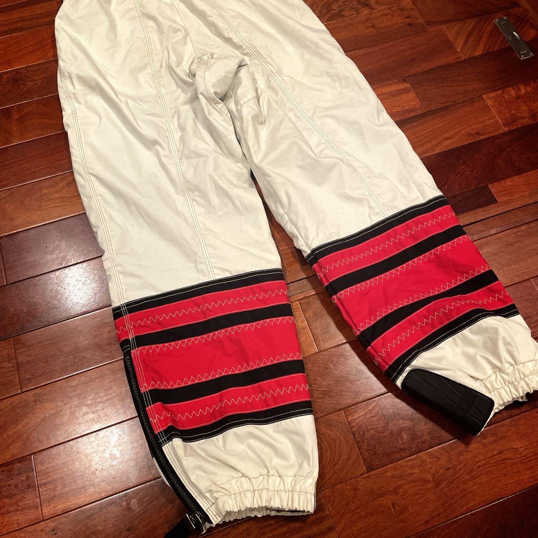 FABLICE スキー スノボ セットアップ レーシング L レトロ 平成 赤黒
