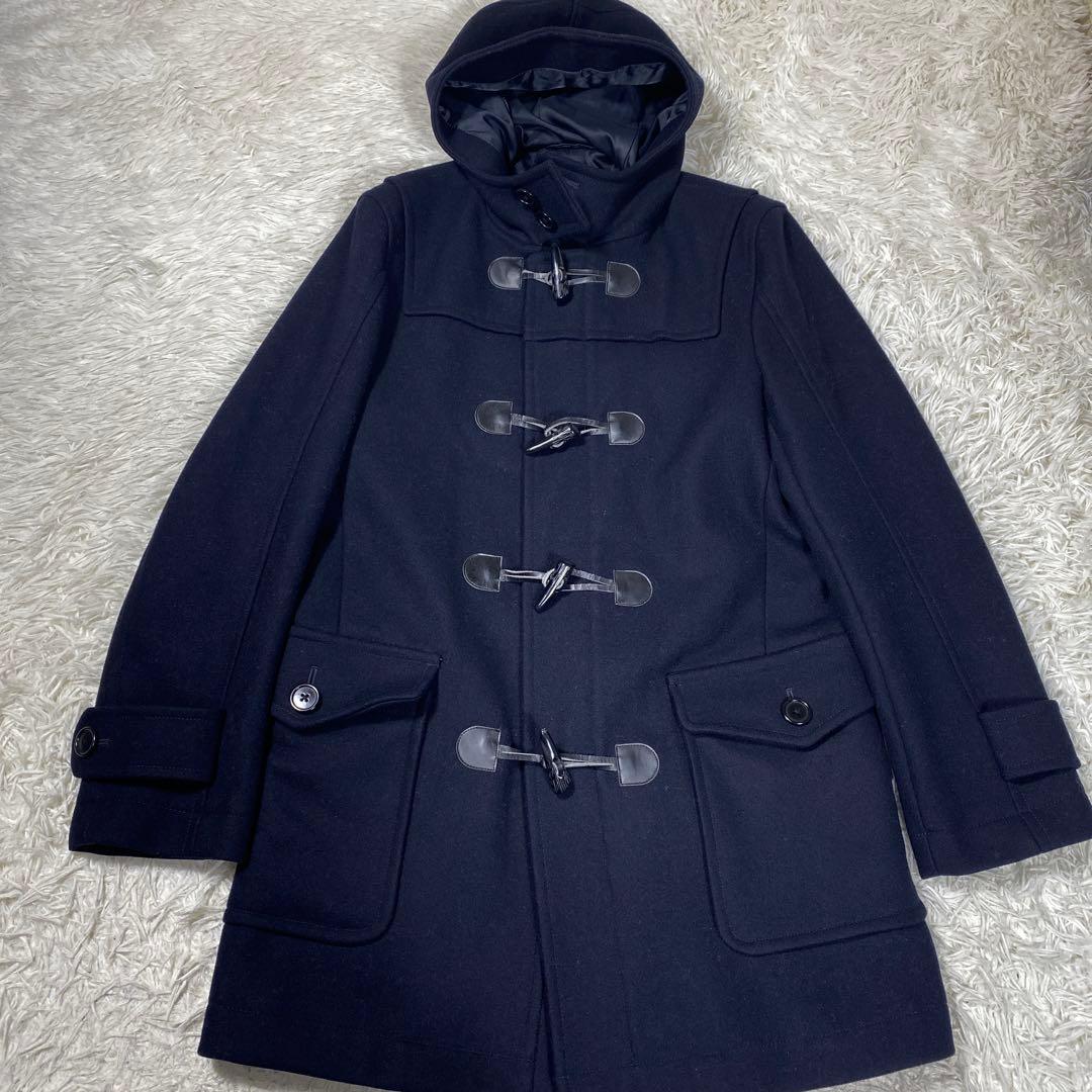 バーニーズニューヨーク　ダッフルコート　ネイビー　サイズM