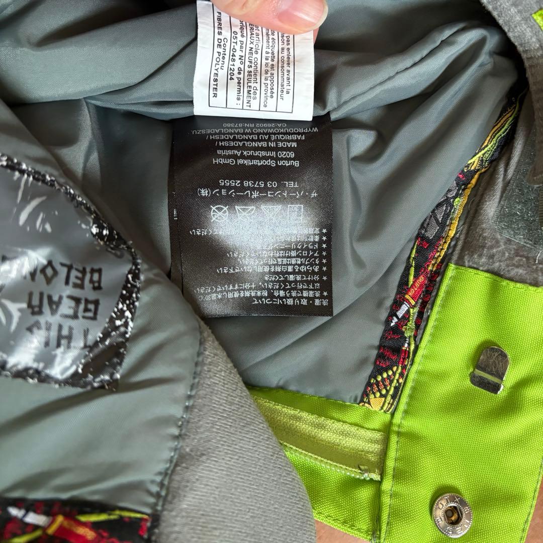 BURTON バートン スキーウェア 130ジャケットSパンツM スノーボード