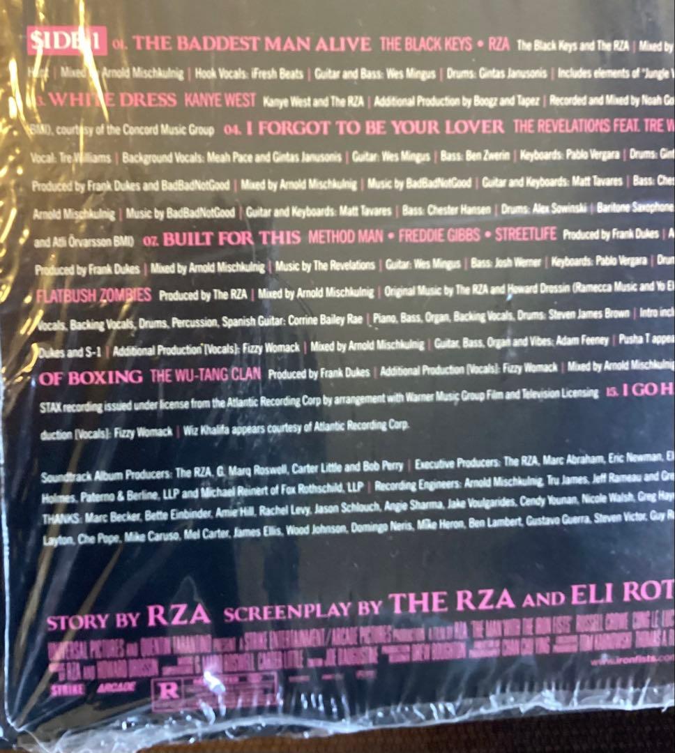 洋楽 (USED)THEMAN WITH THE IRON FISTS RZA 2LP