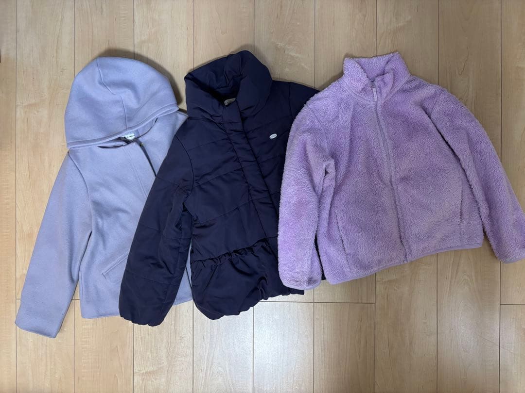 女の子　130 アウター　トレーナー　ニット　スカート　ワンピ　まとめ売り