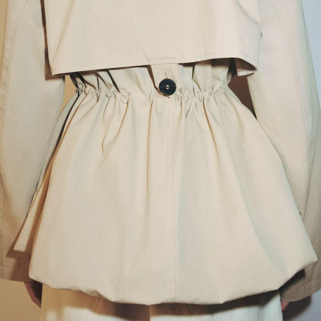 ZARA 調節可能なウエスト ショートトレンチコート S